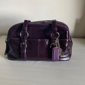 Purple Coach Purse w/ wallet 💜